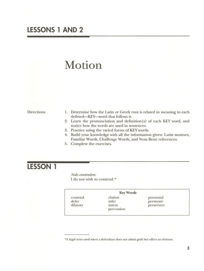 Vocabulary from Classical Roots Book B - Student Book (Grade 8) - Image 3