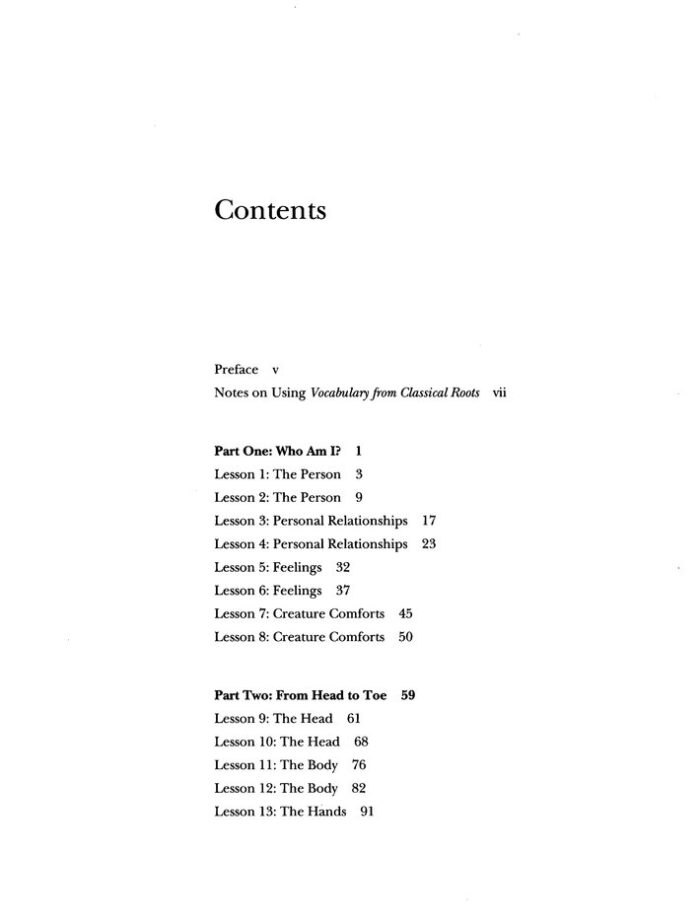 Vocabulary from Classical Roots Book C - Student Book (Grade 9) - Image 2
