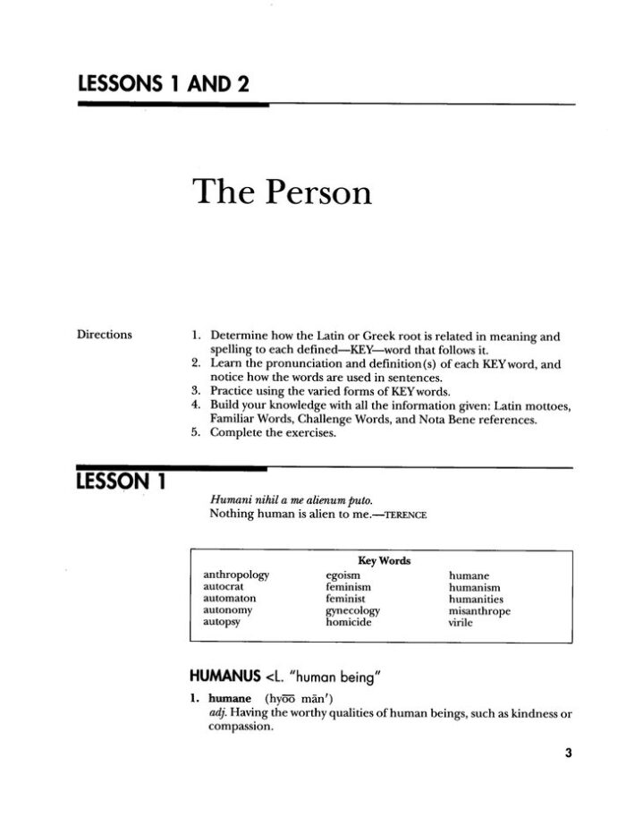 Vocabulary from Classical Roots Book C - Student Book (Grade 9) - Image 4