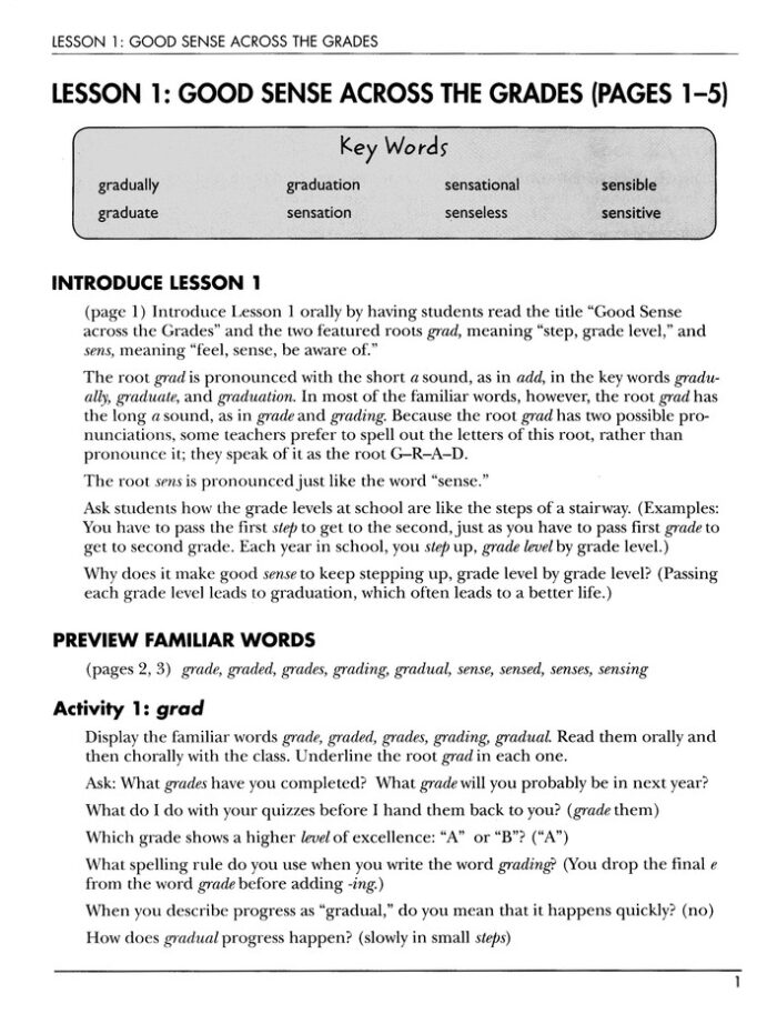 Vocabulary from Classical Roots Book 4 Teacher's Guide - Image 3