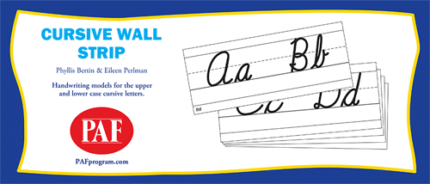 PAF Cursive Wall Strips