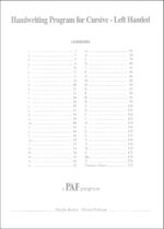 PAF Handwriting Cursive for Left Handed Students - Image 2