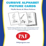 Cursive Alphabet Picture Cards